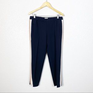 Wilfred by Aritzia Womens Darontal Side Stripe Pant in Black Size 8